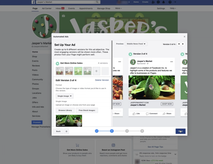 herramientas de Facebook para PyMEs en video