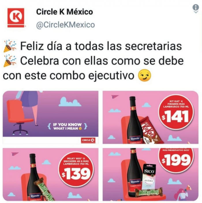Publicidad sexista Circle K