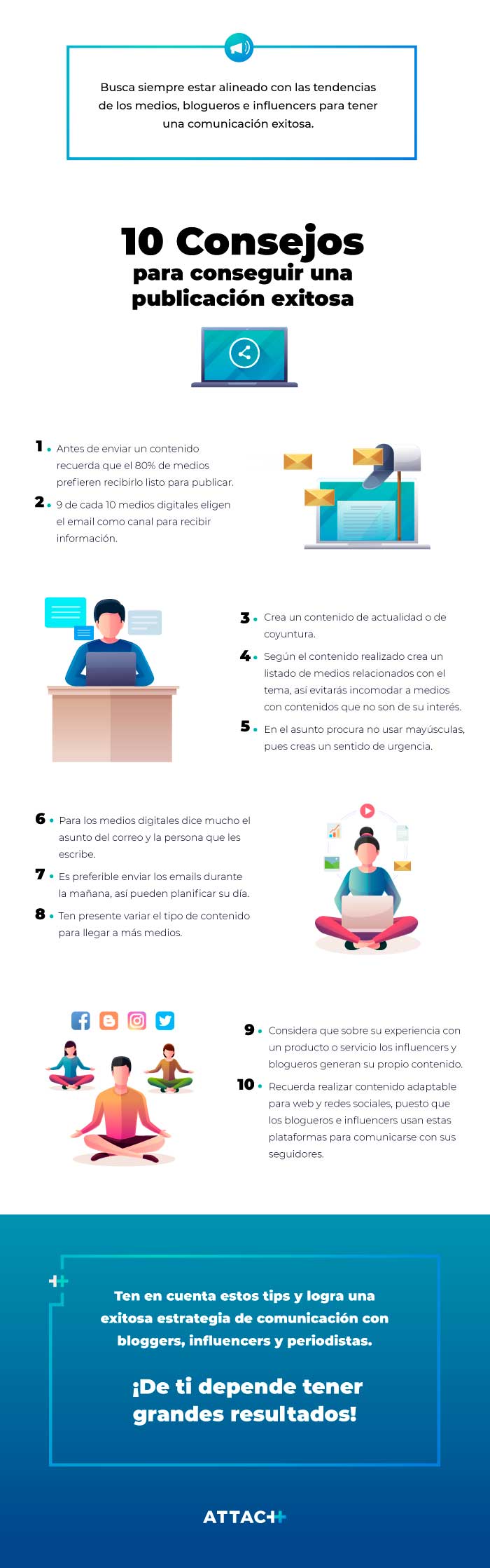 información para bloggers y medios