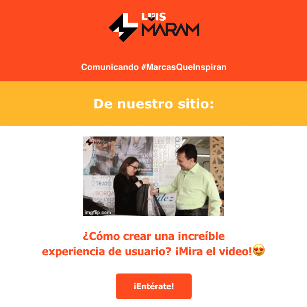 Un trco para Video email marketing