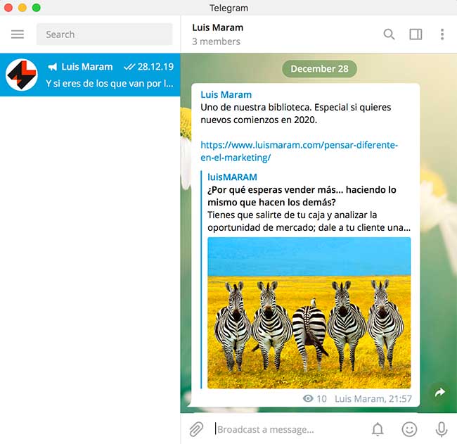 Guía para usar Telegram para promover tu contenido