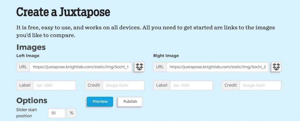 Conoce una herramienta para crear comparaciones de imágenes 