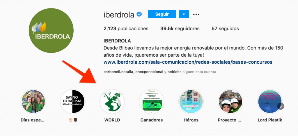 historias de empresas B2B en Instagram