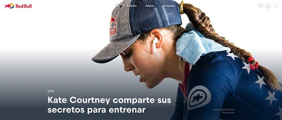 Piensa en usuario, no en ventas. Red Bull.