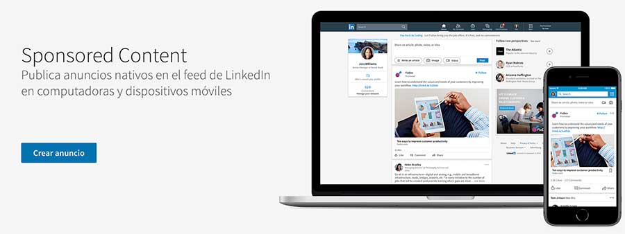 Anuncios de Linkedin