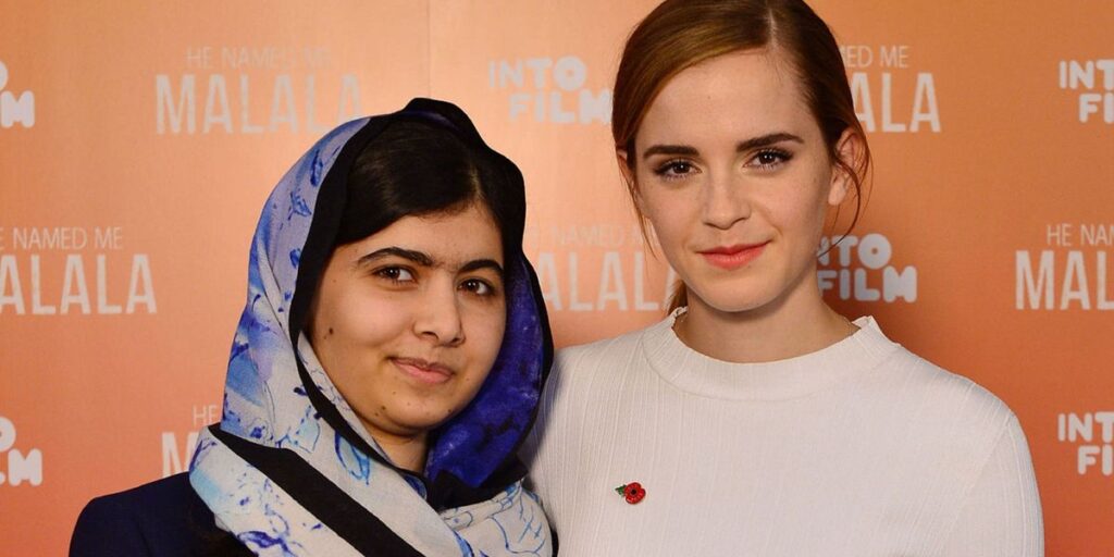 Malala y Emma Watson, activistas por la sostenibilidad en aspectos sociales