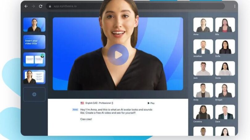 Synthesia. Herramientas de inteligencia artificial para marketing