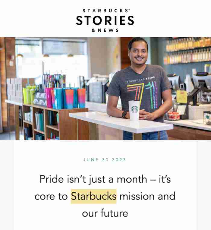 RRPP digitales. Starbucks stories.