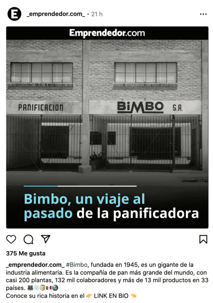 Ejemplos de cómo crear captions de Instagram