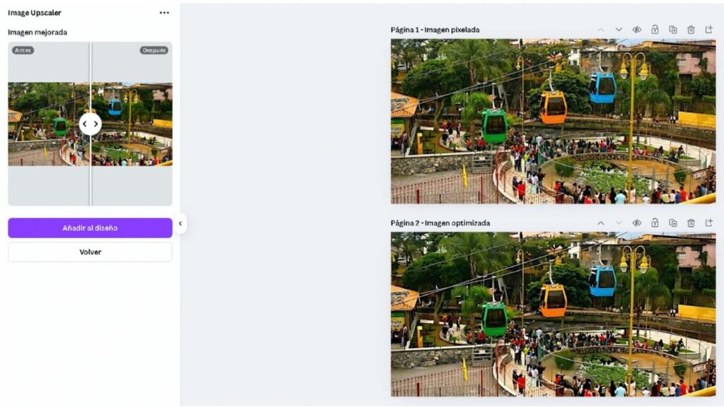 Editor de fotos con IA de Canva
