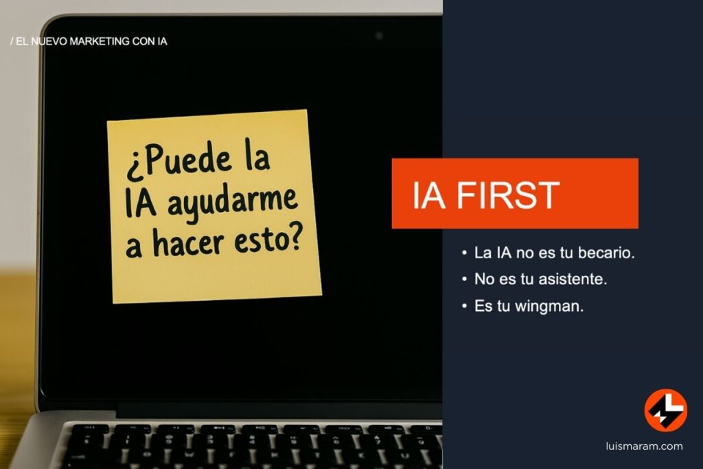 Primer paso de cómo implementar IA en departamentos de marketing