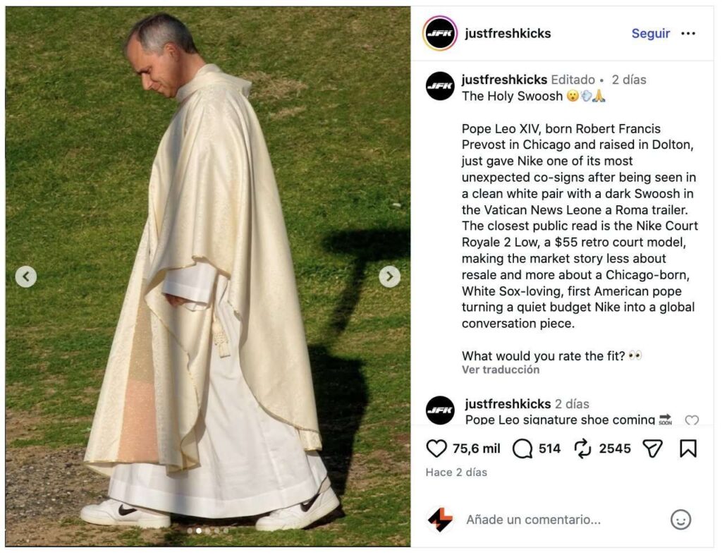Nike y el Papa nos regalan un ejemplo de earned media